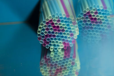 Close-up of multi colored pencils
