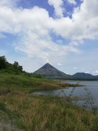 Scenic view of landscape against sky