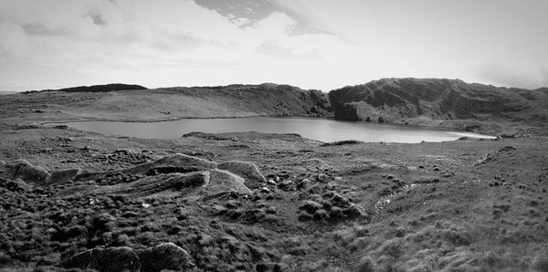 Scenic view of landscape against sky