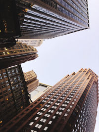 Low angle view of buildings against sky