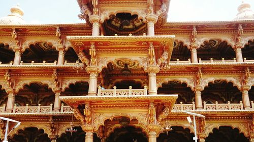 Low angle view of historical building