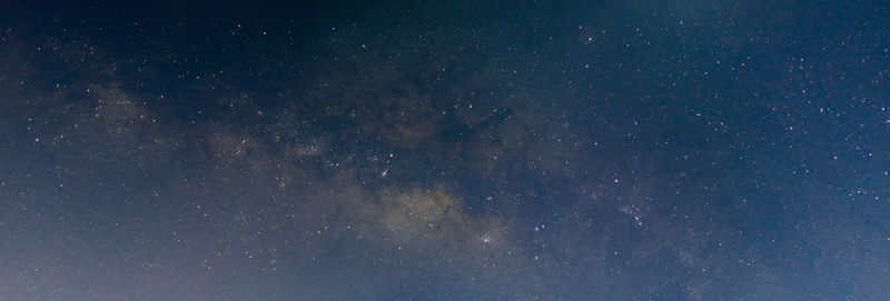 Low angle view of stars in sky