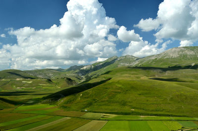 Scenic view of landscape against sky