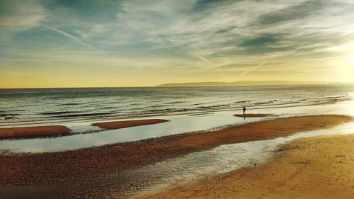 Scenic view of beach