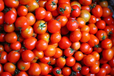 Full frame shot of tomatoes for sale