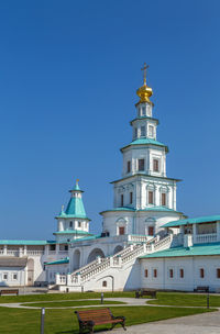 View of building against blue sky