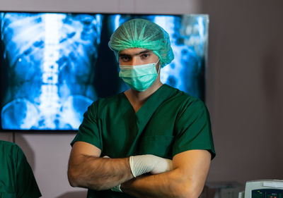 Portrait of surgeon