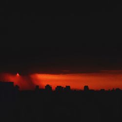 Scenic view of sunset