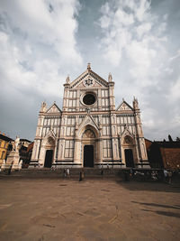 View of church against cloudy sky