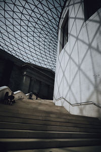 Low angle view of steps