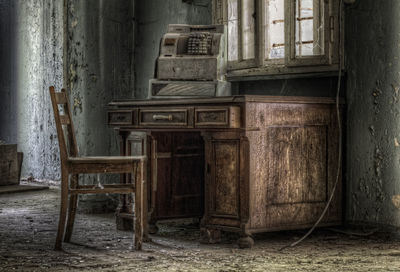 Abandoned built structure