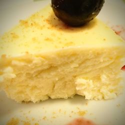 Close-up of bread in plate