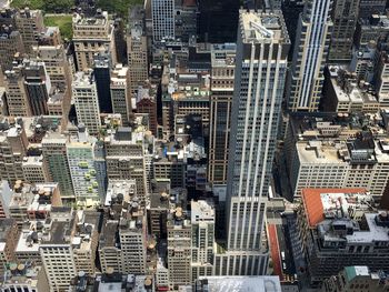 View north from empire state building