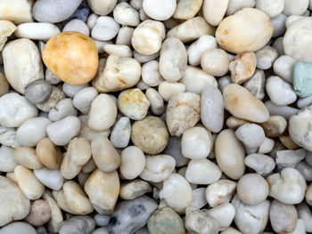 Full frame shot of pebbles