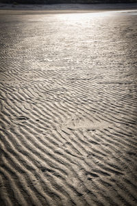 Full frame shot of sandy beach