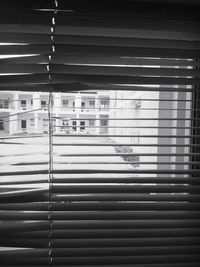 Blurred motion of train window at night