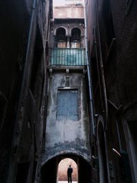 Low angle view of old building