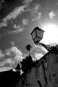 Low angle view of built structure against sky