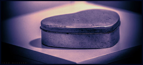 Close-up of food on table