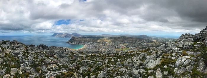 Panoramic view of sea against sky