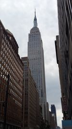 Low angle view of skyscrapers