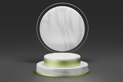 Close-up of illuminated lamp against black background