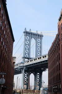 Low angle view of bridge