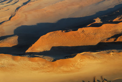 Scenic view of mountain against sky during sunset