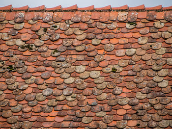 Full frame shot of roof tiles