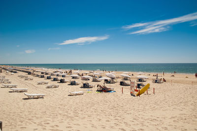 View of beach against sky