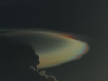 Scenic view of sky at night