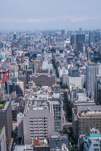 Aerial view of city