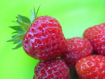 Close-up of strawberries