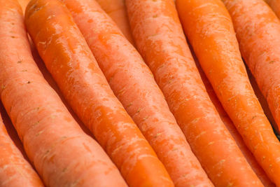 Full frame shot of carrots