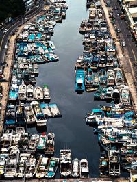 Tranquil fishing port