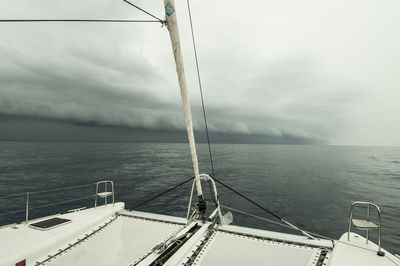 Sailing into the storm
