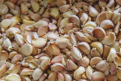 Full frame shot of beans at market stall