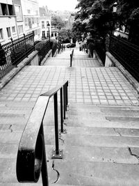 Man on steps