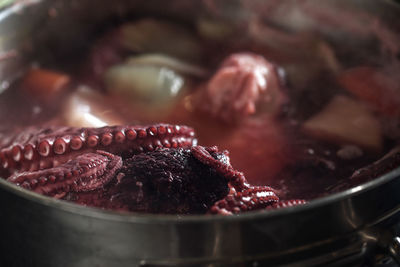 Close-up of ice cream in bowl