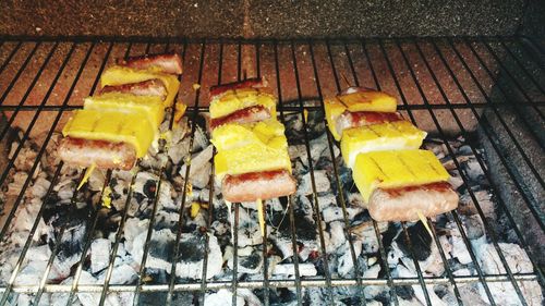 Close-up of meat on plate