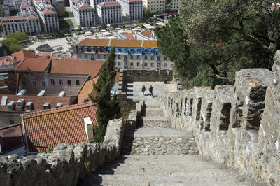 Street amidst buildings in town