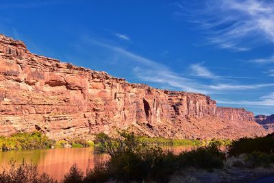 Moab panorama views colorado river jackass canyon red cliffs canyonlands arches national park, utah