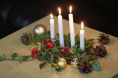 Close-up of christmas decoration