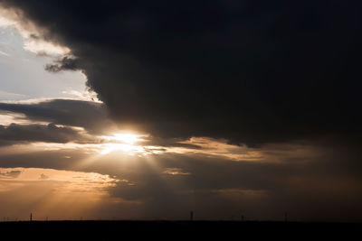 Scenic view of sky during sunset