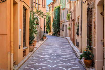 Street amidst buildings in city