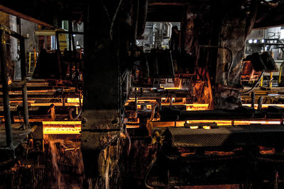 Interior of metal industry