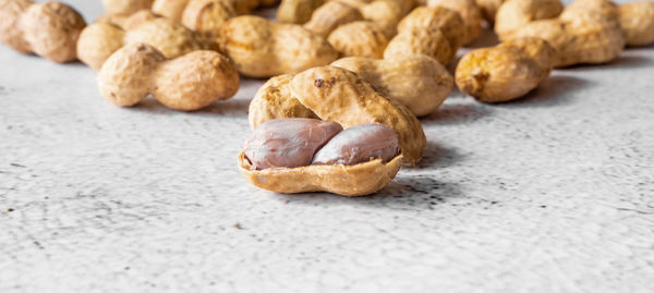 Close-up of cookies on table