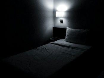 Illuminated bed