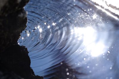 Close-up of splashing water