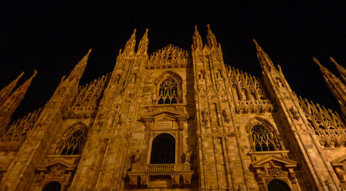 Low angle view of cathedral